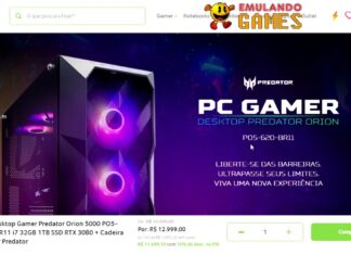 Comprei PC Gamer Acer Predator Orion 5000 PO5-620-BR11 i7 32GB 1TB SSD RTX 3080 com Cadeira Predator