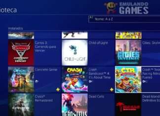 Minha Coleção de Jogos Digitais do PS4 com mais de 100 Jogos Rodando no PRO com 5Tb