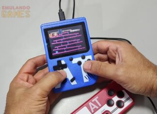Mini Vídeo Game Portátil SNES 400 Jogos AT-002 (unboxing e testes)