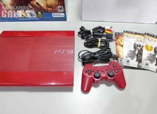 Playstation 3 Slim Edição God of War Ascension RED Vermelho (reboxing)
