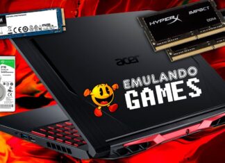 Upgrade Máximo Notebook Acer Nitro5 AN515-55-705U (32 GB memória, 2x SSD 500GB, HD 2TB)