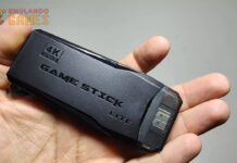 Game Stick 4K Lite c/ 2 controles PS2 sem fio – 10 mil jogos Game Boy, Mega Drive, Atari, Nintendo