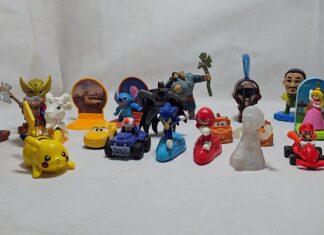 Coleção de Brindes do McDonalds (Mario, Sonic, Batman e outros) Mc Lanche Feliz