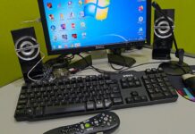 Instalando Microfone Mesa Preto, Hub USB e Controle Remoto Windows Media Center no PC Windows 7