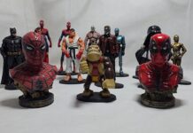 Minha Coleção de Bonecos de Gesso (Spiderman, Batman, Superman, Deadpool, StarWars e outros)