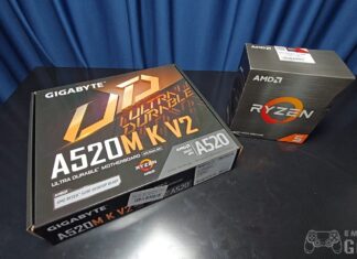 Placa Mãe Gigabyte A520M K V2 (unboxing e montagem com AMD Ryzen 5 5500)